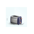 thumbnail image 5 of QUETO Grille-Pain 4 Tranches Bear, Acier Inoxydable avec Chauffe-Sandwich Multifonction, 5 of 5