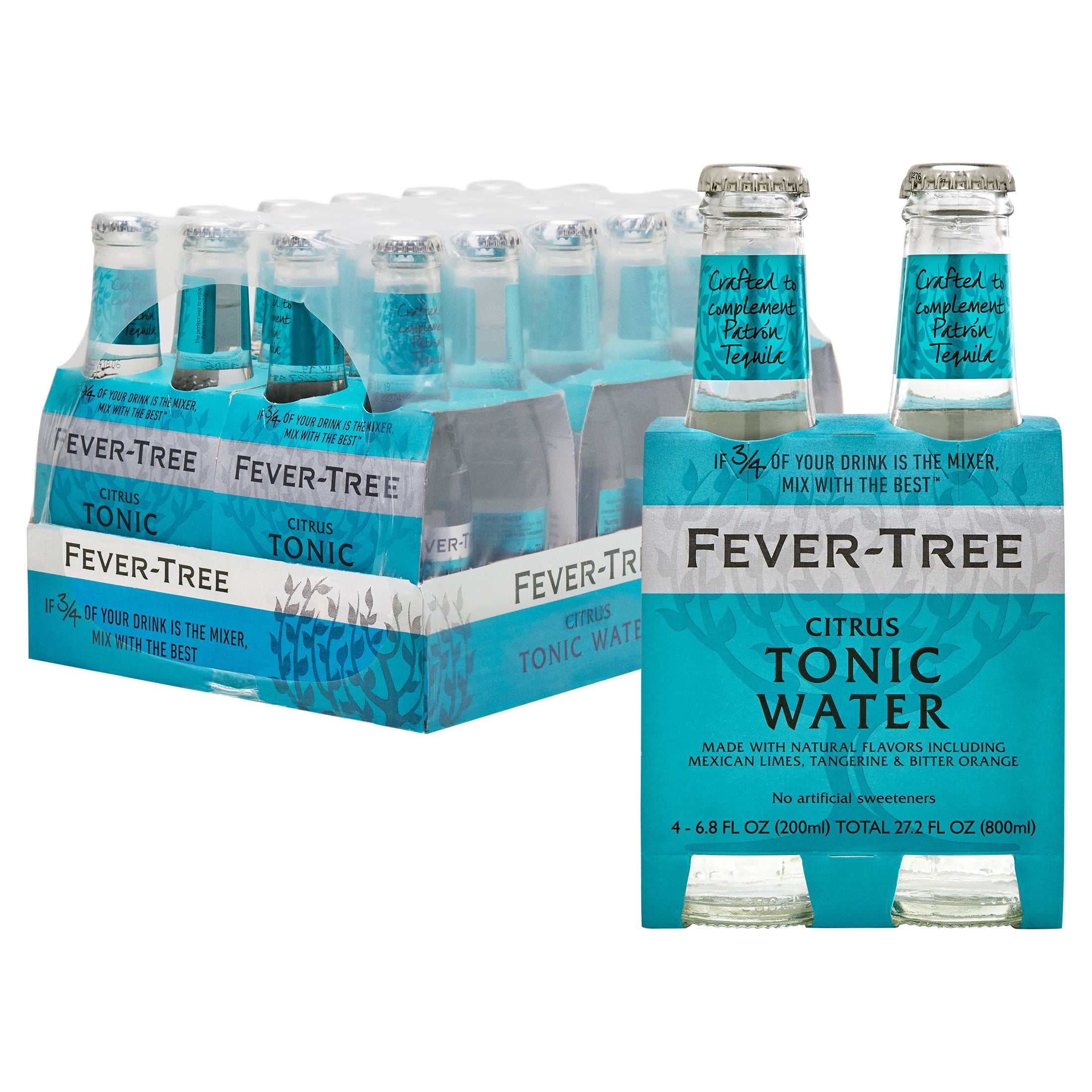 (24 Bottles) FeverTree Citrus Tonic Water, 6.8 fl oz