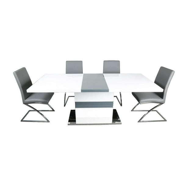 Canadian Maxwell Grey Extension Dining Table