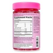 BelliWelli Daily Fiber Gummy Supplement with Probiotics, and Collagen - Cherry Limeade 64 Count