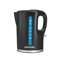 Proctor Silex 1.7L Electric Kettle, Tea & Water Kettle, Black