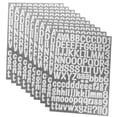 thumbnail image 4 of 10 Sheets Glitter Alphabet and Number Stickers for Guitar Decoration, Self-Adhesive for Crafting, 4 of 8