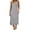 Grey, variant on ZNQHFRE Nightgown for Womens Sleeveless Crew Neck Loose Nightdress Sleepwear Comfy Night Gowns