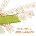thumbnail image 4 of LIFKOME 1Pcs Lily Flower Keychain With Ribbon Material For Girls Handbag Decor 7x2x0.4in, 4 of 8