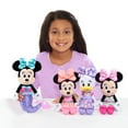 thumbnail image 4 of Disney Junior Minnie Mouse 10.5-inch Mermaid Plush Stuffed Animal, Purple, Kids Toys for Ages 2 up, 4 of 5