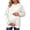 White, variant on Maternity Women's Crewneck Sweatshirt Long Sleeve Front Pleated Blouse Fall Pregnancy Workout Loose Fit Top M-3XL