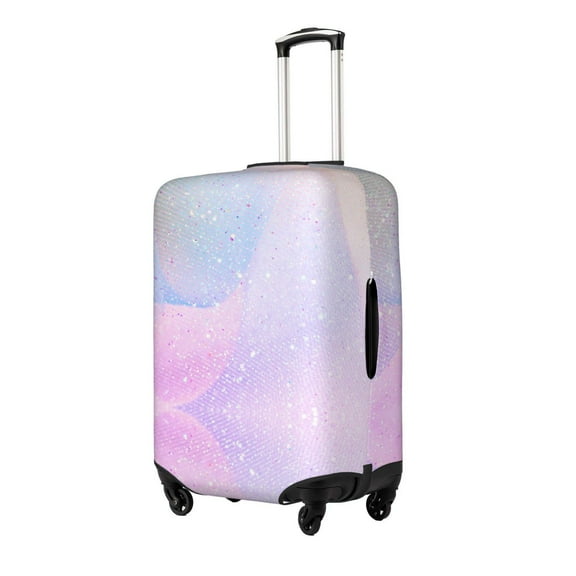 Gukieu Rainbow Unicorn Party Print Suitcase Protective Cover, Elastic Zipper Buckle Suitcase Protective Cover, Suitable for Travel, Business Trip-Small