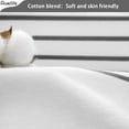 thumbnail image 4 of Boho Sage Green Shower Curtain for Bathroom Stripe Tassel Shower Curtain 72 X 72 Inches Farmhouse Cotton, 4 of 6