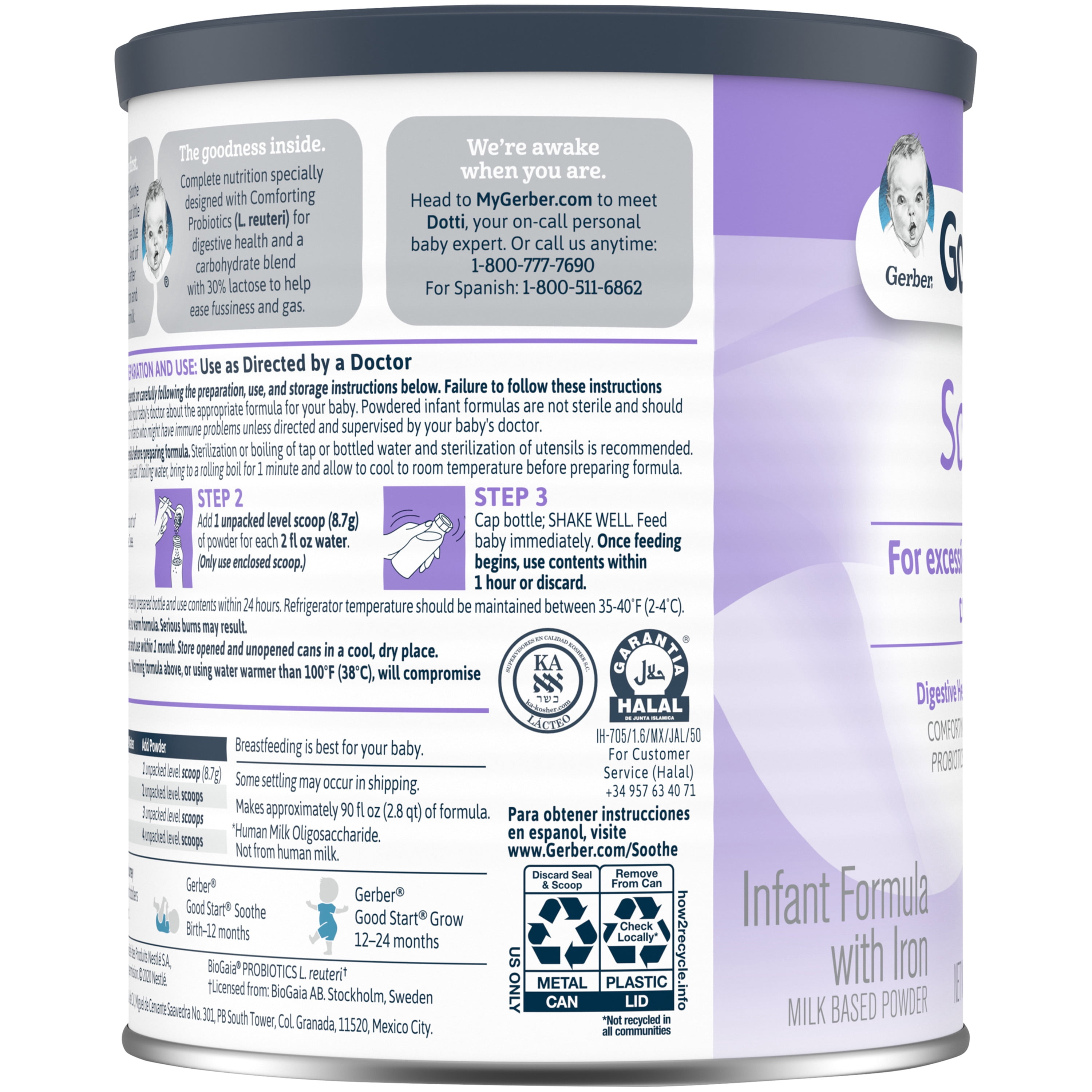 gerber soothe formula walmart