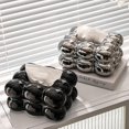 thumbnail image 4 of Tissue Box - High Capacity Dust-proof Marshmallow Shape Tissue Case, 4 of 5