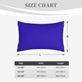 thumbnail image 6 of Junzan Darkblue Pillow Cases Standard Size, with Envelope Closure Bed Pillow Cases,20"X30", 6 of 9