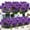 Purple, variant on Viworld 6 Bundles Artificial Flowers UV Resistant Fake Plants Outdoor Faux Plastic Flowers Garden Window Box Porch Home Decor, Yellow