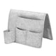 thumbnail image 1 of Bolsa organizadora de mesita de noche, organizador de fieltro, bolsillo colgante para escritorio, litera o sofá Gris claro, 1 of 9
