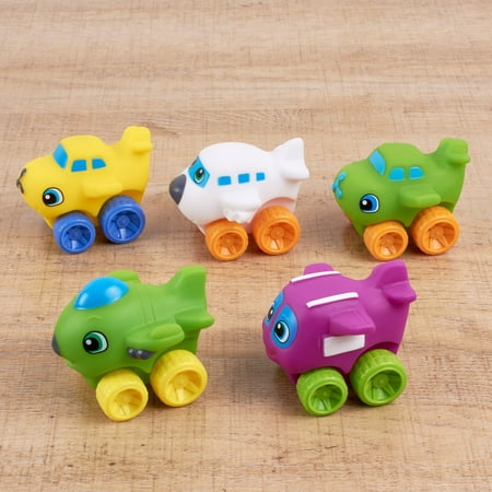 Spark. Create. Imagine. 5-Piece Soft & Squeezable Airplane Play Set