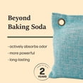thumbnail image 3 of Moso Natural Fridge Deodorizer Odor Eliminator, Bamboo Charcoal Refrigerator & Freezer Air Purifying Bag, More Powerful than Baking Soda Fridge Odor Absorber (3 Pack), 3 of 7