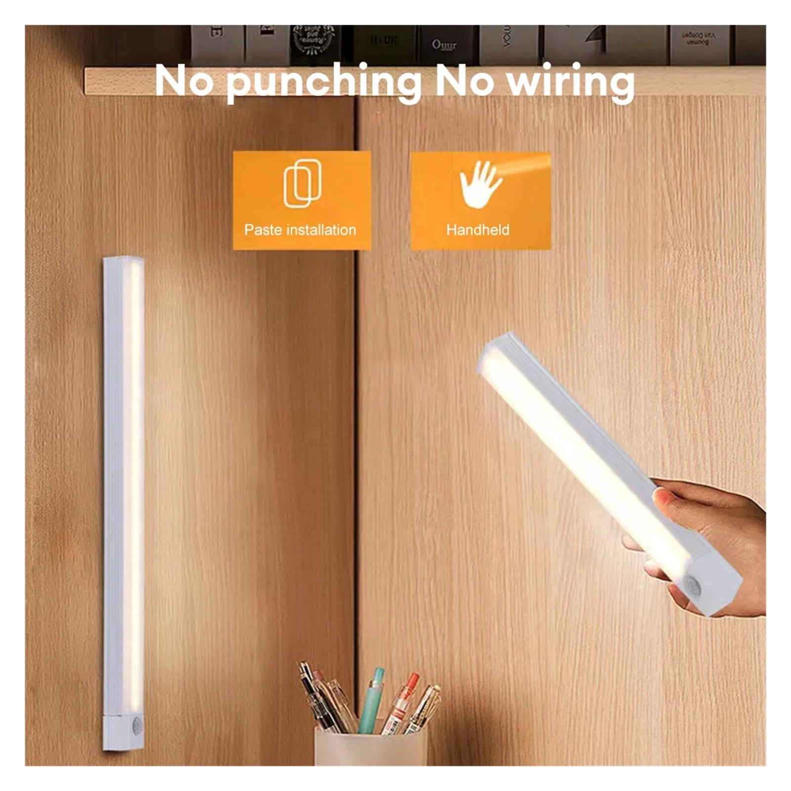 Motion Sensor Light Wireless LED Night Light, Bedroom Decoration Light Wall Stairs Kitchen Cabinet Wardrobe Corridor Light