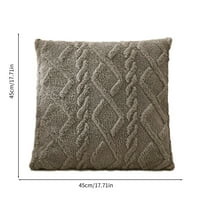 Btomtd Throw Pillow Covers,Couch Pillow Covers,Plush Pillow Cover Geometric Motifs Cushion Cover Sofa Living Room Backrest Pillow Cover