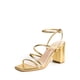 thumbnail image 1 of Sandalia DREAM PAIRS Tacón Bloque Grueso Dorado Talla 7.5, 1 of 8