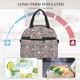 thumbnail image 4 of Fotbe Rose Mix Leopard 3 Bolsa de Almuerzo con Estampado, Lonchera Aislada, Contenedores de Comida Reutilizables Tipo Cooler a Prueba de Fugas, 4 of 7