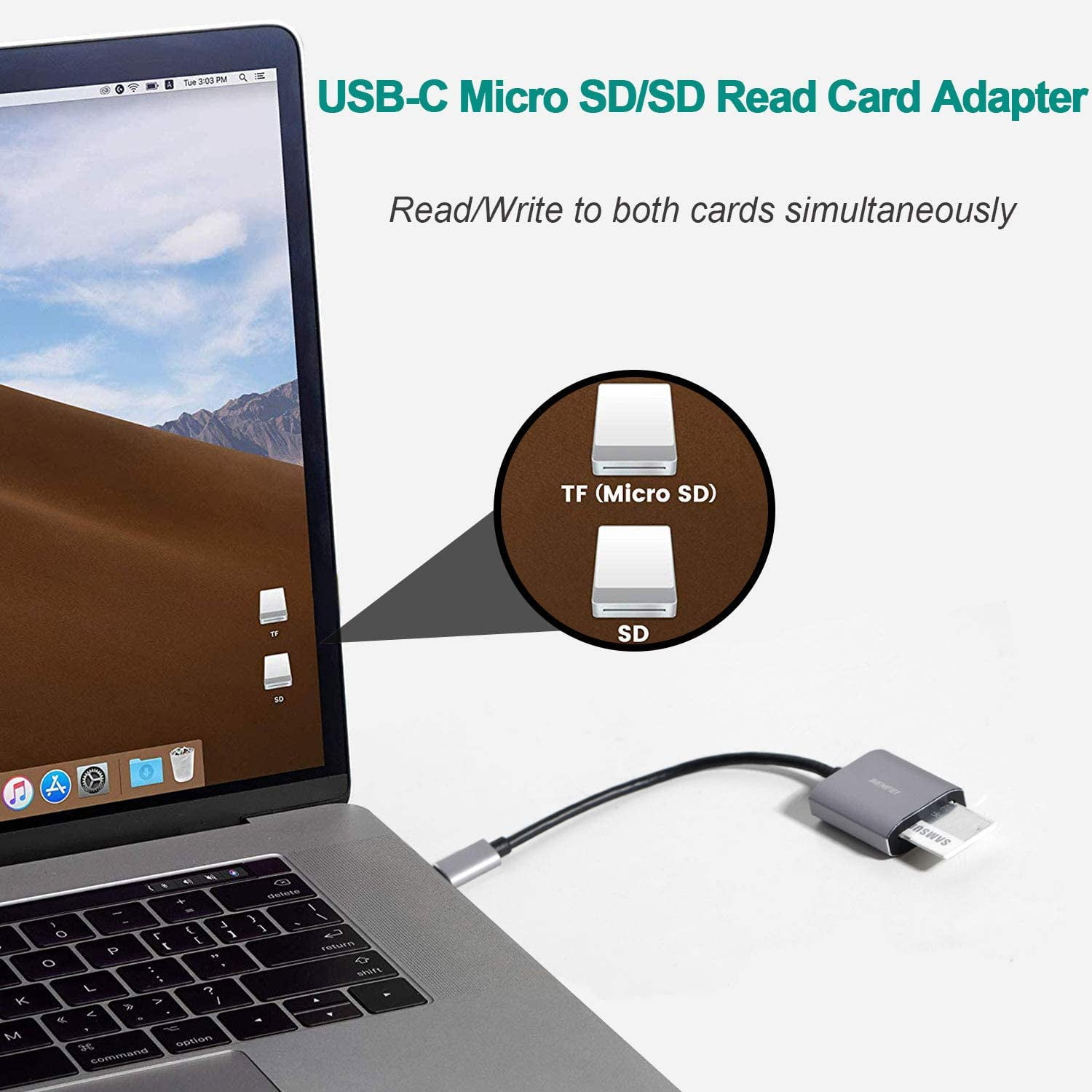 How to use sd adapter macbook pro vastking