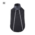 thumbnail image 3 of Chaqueta reflectante para mascotas al aire libre para ropa de animales pequeños, medianos y grandes a prueba de viento invierno senderismo Camping mono traje negro M Advancent PT000585-02, 3 of 7