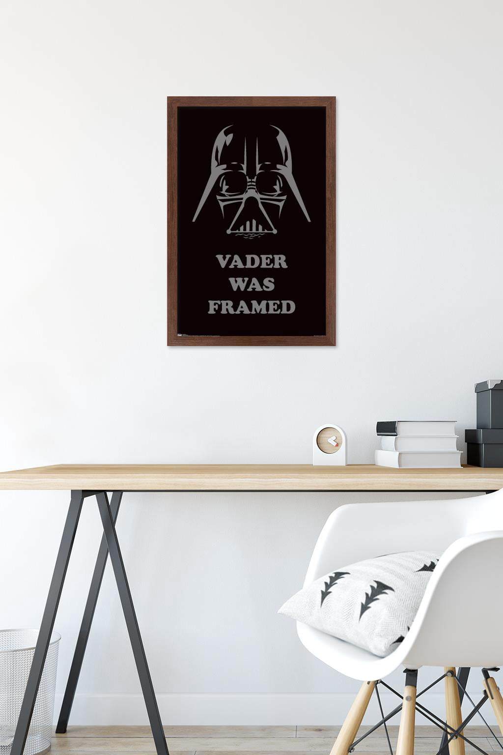 Star Wars: Saga - Vader Was Framed Wall Poster, 14.725" x 22.375", Framed