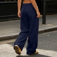 thumbnail image 4 of Jovrlynd Barrel Sweatpants Women Wide Leg High Waisted Drawstring Baggy Pants with Pockets Fashion Lounge Pants 2026, S-3XL, 4 of 7