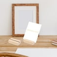 thumbnail image 4 of FRCOLOR 30pcs Wood Place Card Holders Table Number Stands Business Card Holders Photo Holders for Table Menu Display Base, 4 of 8