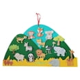 thumbnail image 1 of Tablero de Fieltro Montessori Baby Busy con Ganchos para Niños, Niñas, Juguete Pradera Zulema sentí tablero ocupado, 1 of 7