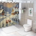 thumbnail image 7 of Fenyluxe Snowy Landscape Pretty Shower Curtain 100% Polyester Washable Chic Modern Bathroom Decor with Hooks 60x72, 7 of 7