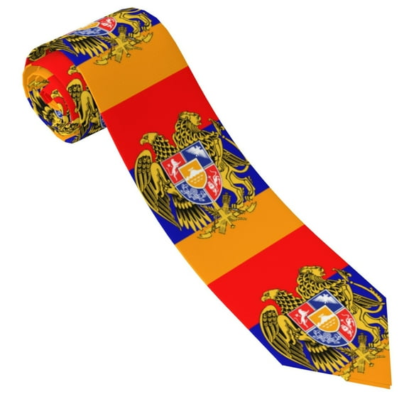 Men'S Armenian National Emblem Fashion Business Wedding Neckties Ties