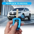 thumbnail image 3 of Key Fob Cover Compatible with Honda Accord Civic CR-V Crosstour HR-V LX 2013-2022 Keychain Case Holder Protector,2-blue, 3 of 6