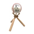 thumbnail image 2 of Soporte de béisbol Colamx estante de exhibición de Madera mesa de Softball escritorio de almacenamiento estilo B, 2 of 8