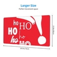 thumbnail image 2 of Cauagu Saying Ho Ho Ho for Large Mouse Pad,XXL Extended Gaming Mouse Mat Long Extended Desk Mat Big Desk Pad Mat(16 x 29.5in) for Work/Game/Office/Home, 2 of 8