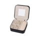 thumbnail image 4 of Caja de almacenamiento de joyas, organizador de pendientes, caja de recuerdos, Interior de terciopelo, estuche de joyería de viaje portátil, soporte Negro, 4 of 9