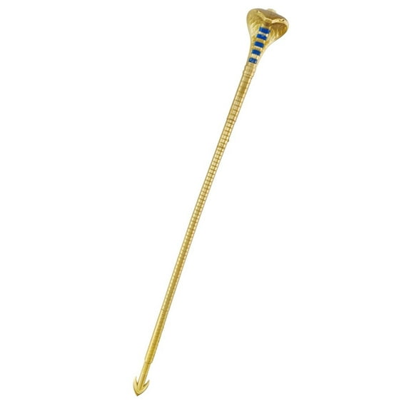 Unisex-Adult 60" Tall Snake Cobra Cane Pharaoh Scepter Wizard Staff Costume Accessory