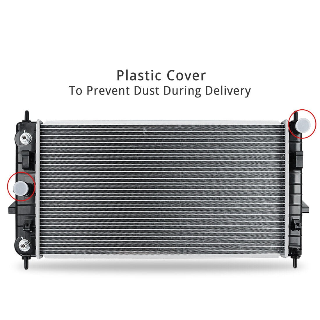 RVNI Radiator for 2005-2010 Chevrolet Cobalt Pontiac G5/2003-2007 Saturn Ion 2.0 2.2 2.4L Aluminum