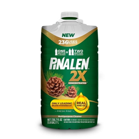 Pinalen 2X Concentrated Multipurpose Cleaner, Fresh Pine, 236 Fluid Ounce