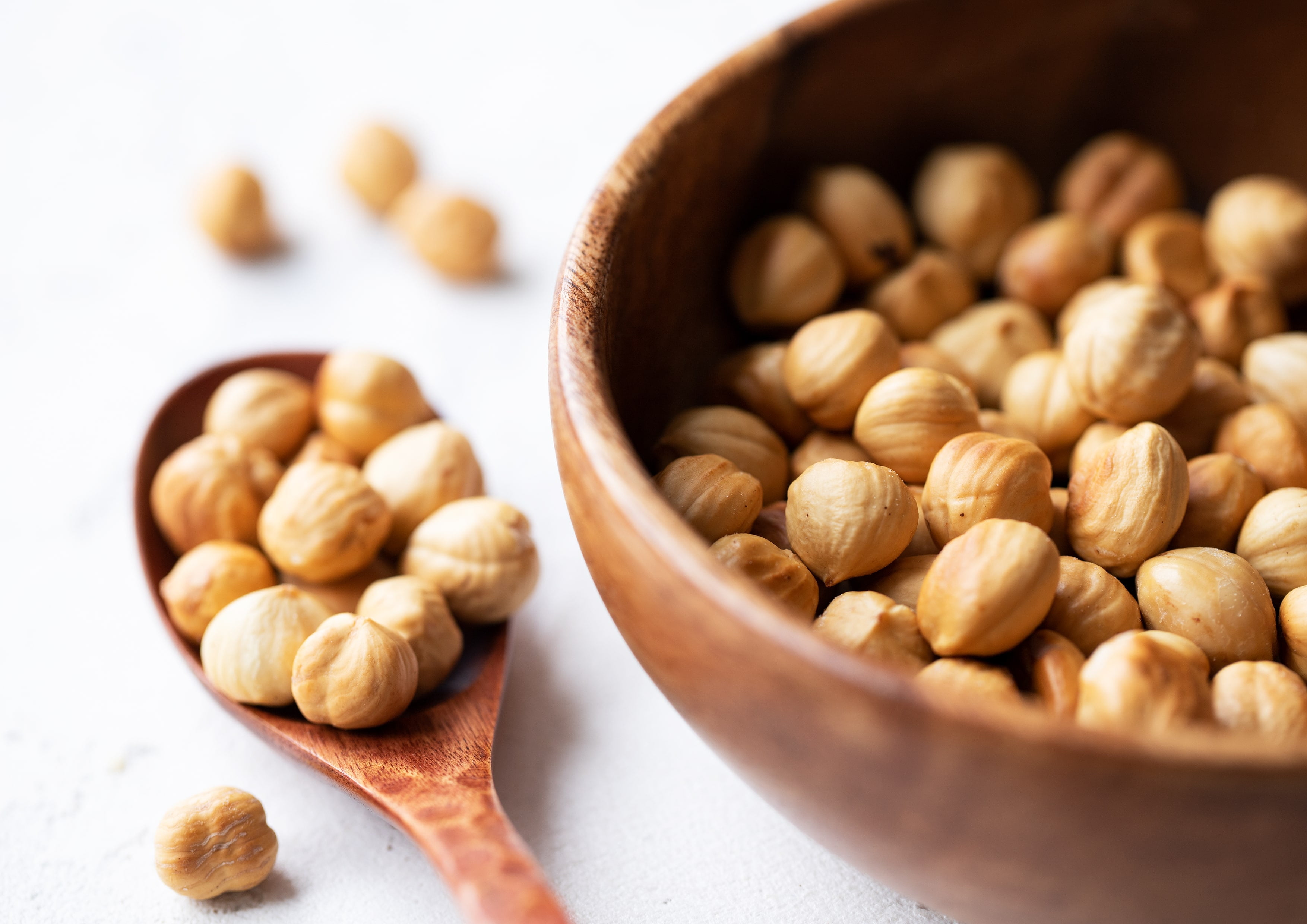Dry Roasted Blanched Hazelnuts with Himalayan Salt, 1 Pound — Kosher, Vegan — by Food to Live