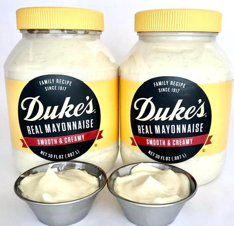Duke's mayonnaise, 30 ounce jar, (Pack of 2) and two stainless steel