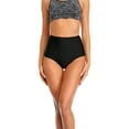 thumbnail image 3 of Women's Swim Bottom with Pockets High Waist Board Short Trunk, 3 of 7