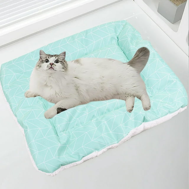 Double Sided Pet Mat Dog Mat Cats Sleeping Mat Pet Kennel Padded Blanket Dog Cage Mat Quilt Fall And Winter