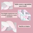 thumbnail image 3 of Parachoques de cuna tejido a mano, bolsa blanda anticolisión, bola de nudo largo (1 metro, 1,5 metros, 2 metros), 3 of 7