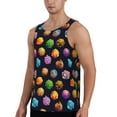 thumbnail image 2 of Gaeub Lovely Planet Men's Athletic Tank Top, Workout Sleeveless Shirts, Running Tank Tops for Gym, Running, Training - 4X-Large, 2 of 9