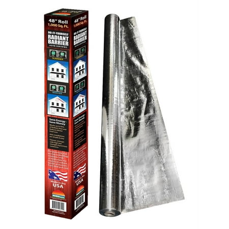 Reach Barrier 3023 Silvertanium Reflective Attic Insulation Barrier Roll, 4' x 250'