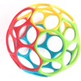 thumbnail image 1 of Oball clásico de fácil agarre, sin BPA, rojo, amarillo, verde, azul, para recién nacidos y más, 1 of 5