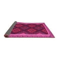 thumbnail image 2 of Ahgly Company Indoor Square Oriental Pink Traditional Area Rugs, 8' Square, 2 of 4
