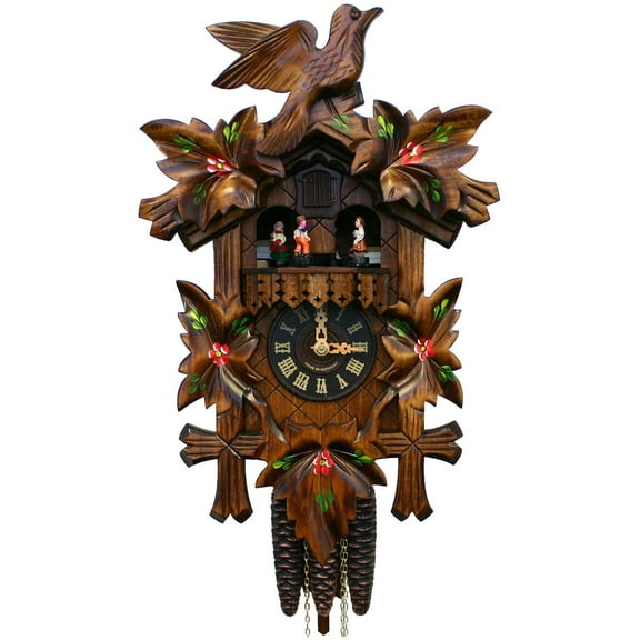 14.5" Engstler Weight-Driven Full Size Cuckoo Wall Clock