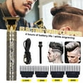 thumbnail image 3 of Hair Clippers for Men  Professional Hair Trimmer Zero Gapped T-Blade Trimmer   Rechargeable  Edgers Clippers Electric Beard Shaver, 3 of 9