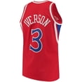 thumbnail image 3 of Men's Mitchell & Ness Allen Iverson Red Philadelphia 76ers 1996/97 Hardwood Classics Authentic Jersey, 3 of 3